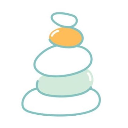 rocks one above other icon