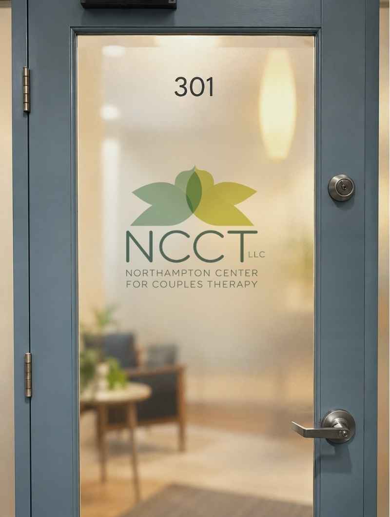 The entrance to Northampton Center for Couples Therapy, Suite 301.
